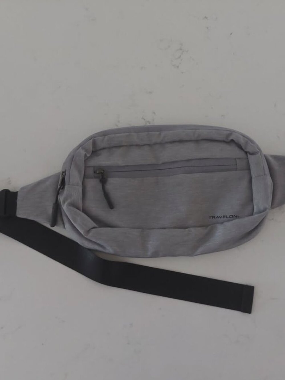 TRAVELON Fanny Pack Waist Hip Bag Gray Women or Men Unisex NEW *Read*